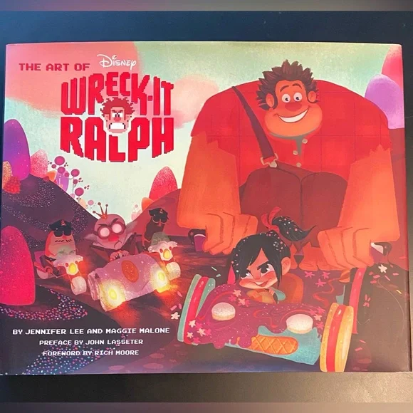 The Art of WRECK-IT RALPH 2012 DISNEY Chronicle Books OOP 1st Ed NEW + STICKERS! - Picture 4 of 11